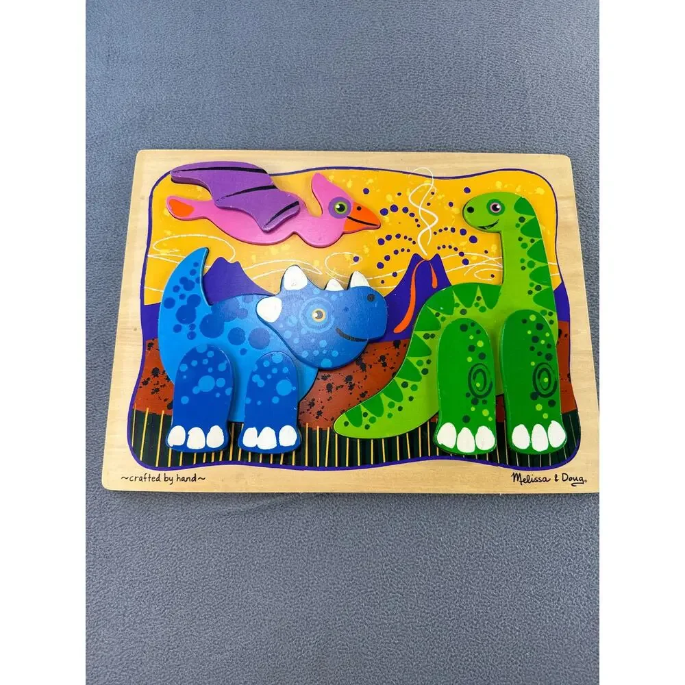Melissa‎ & Doug Prehistoric Pals - Layered Wood Puzzles   3739